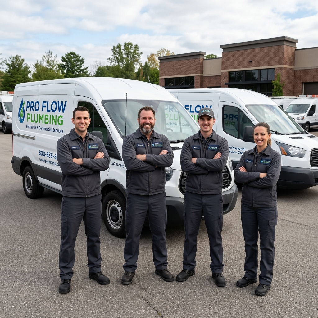 Plumbing Company Florida dispatch team in uniform